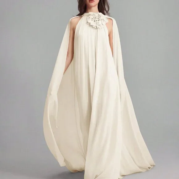 Apricot Party Women's Long flowy MAxi Dress - Picture 5 of 8